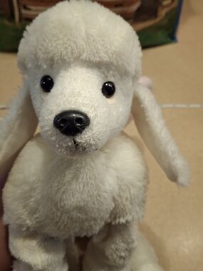 Plush Cream Poodle Stuffed Animal Handbag